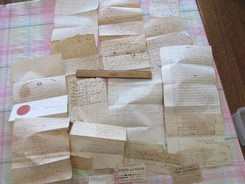 Antique ephemera document lot - ephemera,