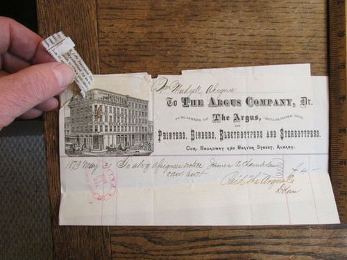 Antique ephemera document - antique,