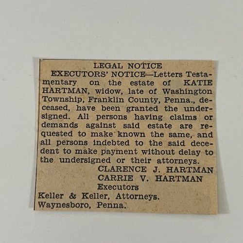 Legal notice keller - keller,