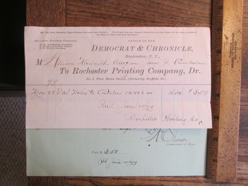Antique ephemera billhead - antique,