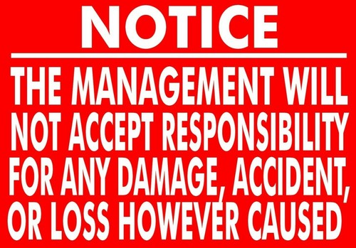The management will not - not, accept
