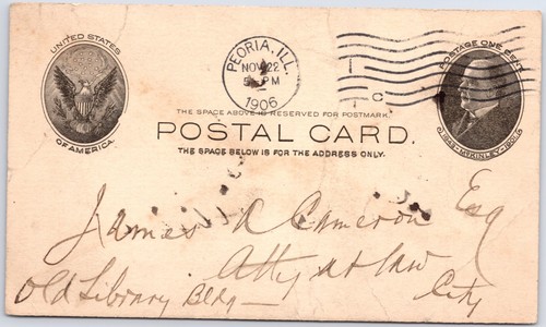 Vintage peoria 1906 - peoria, chicago