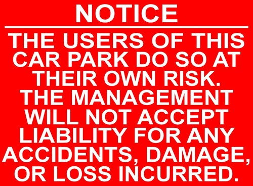 Car park users at own - so,